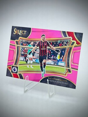 Dominic Solanke 2023-24 Panini Select EPL Soccer Bournemouth Pink No. 201 65/75