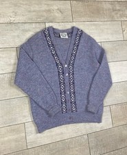 Jamiesons Scotland Cardigan Multicolor Shetland Vintage Size M-L One size
