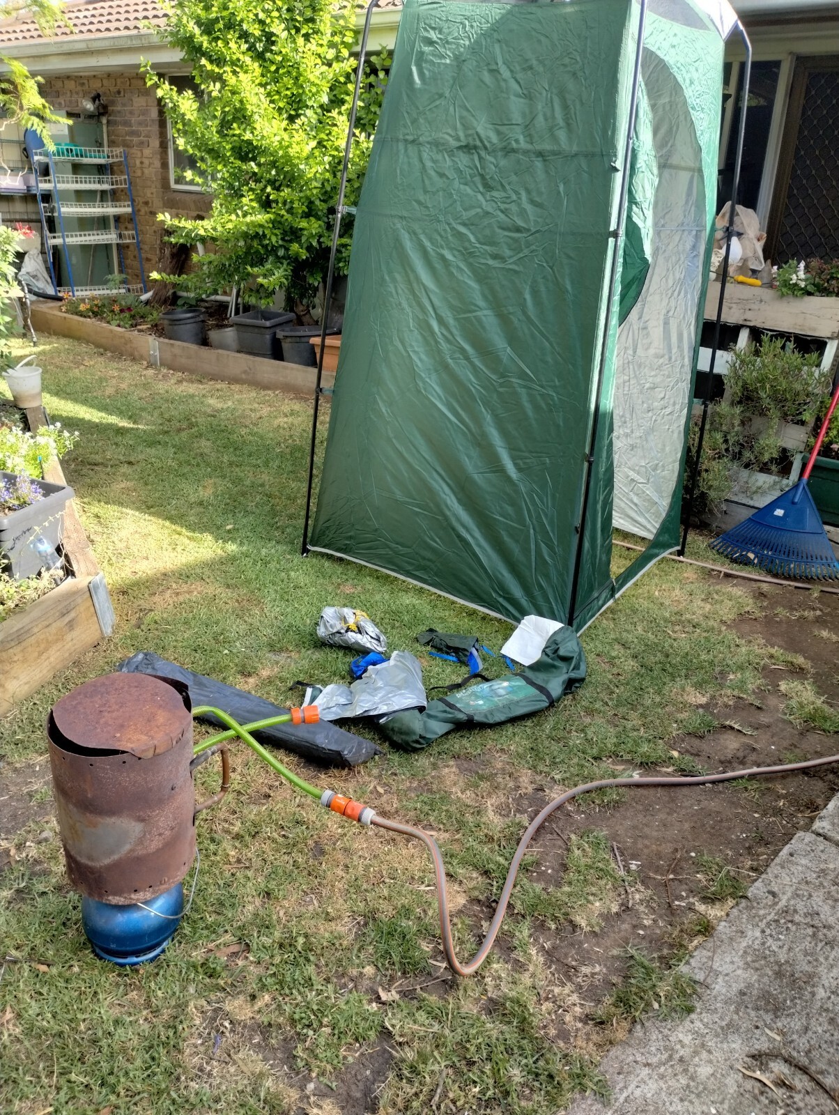 Camping Shower / Hot Water eBay