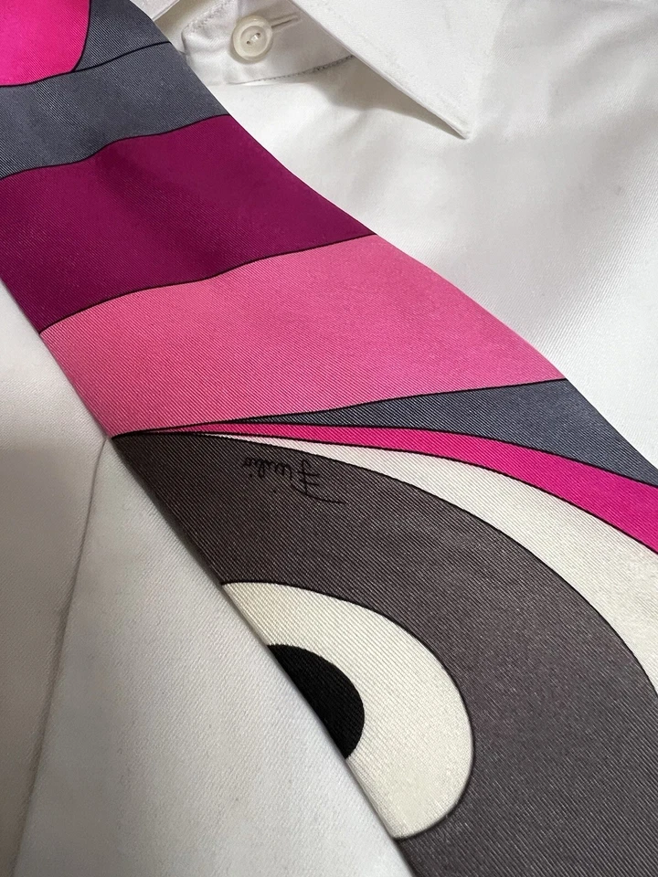 Corbata bufanda EMILLO PUCCI (de colección) Hermés  Foto 3 de 4