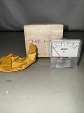 Amperes D.C. Meter Panel Gauge 0-1.0 147101 Unbranded