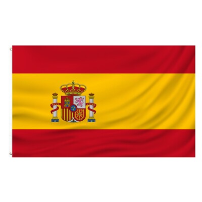 Spanish Flag 2' x 3' - World Flags Spain Europe Bandera de España Decor