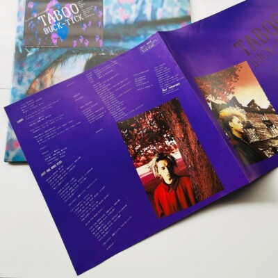 BUCK-TICK TABOO 12 Vinyl Record 2LP Imai Hisashi Atsushi Sakurai