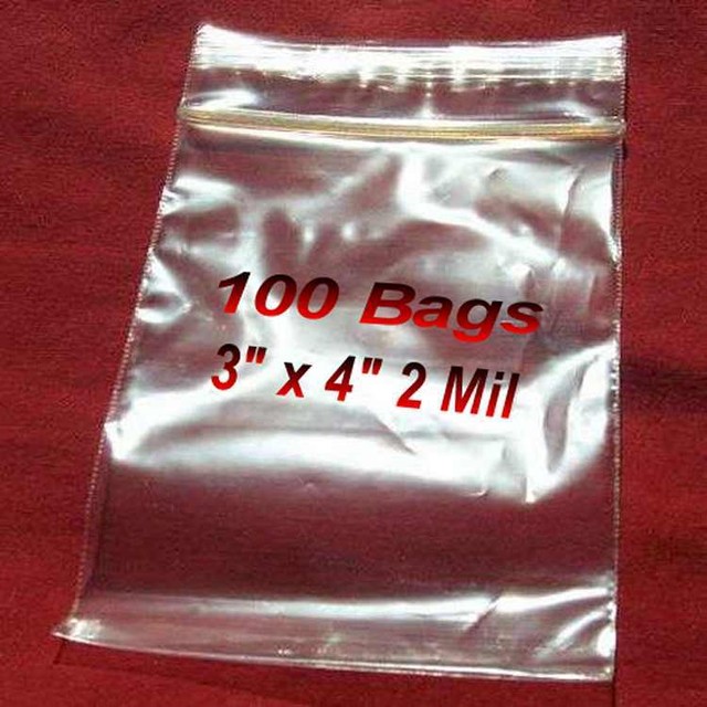 tiny zip lock baggies