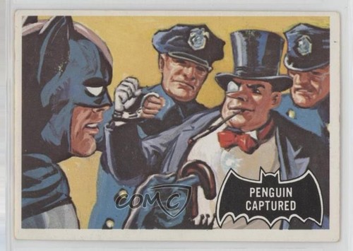 1966 OPC Batman Black Bat #24 Penguin Captured — Raw