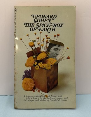 The Spice Box of Earth  Leonard Cohen Bantam 2nd Printing Poetry Paperback