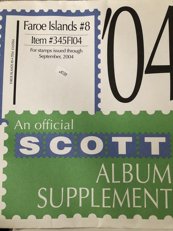 I Scott Faroe Islands 2004 Supplement # 8