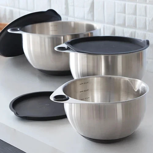 Sale!!Pamperedchef Stainless Steel Mixing Bowl Set-Free shipping!
Opens in a new window or tab