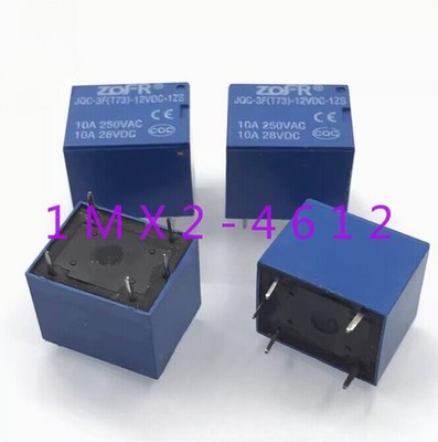 10pcs new   ZOFR JQC-3F(T73)-12VDC-1ZS 10A five-pin *cc