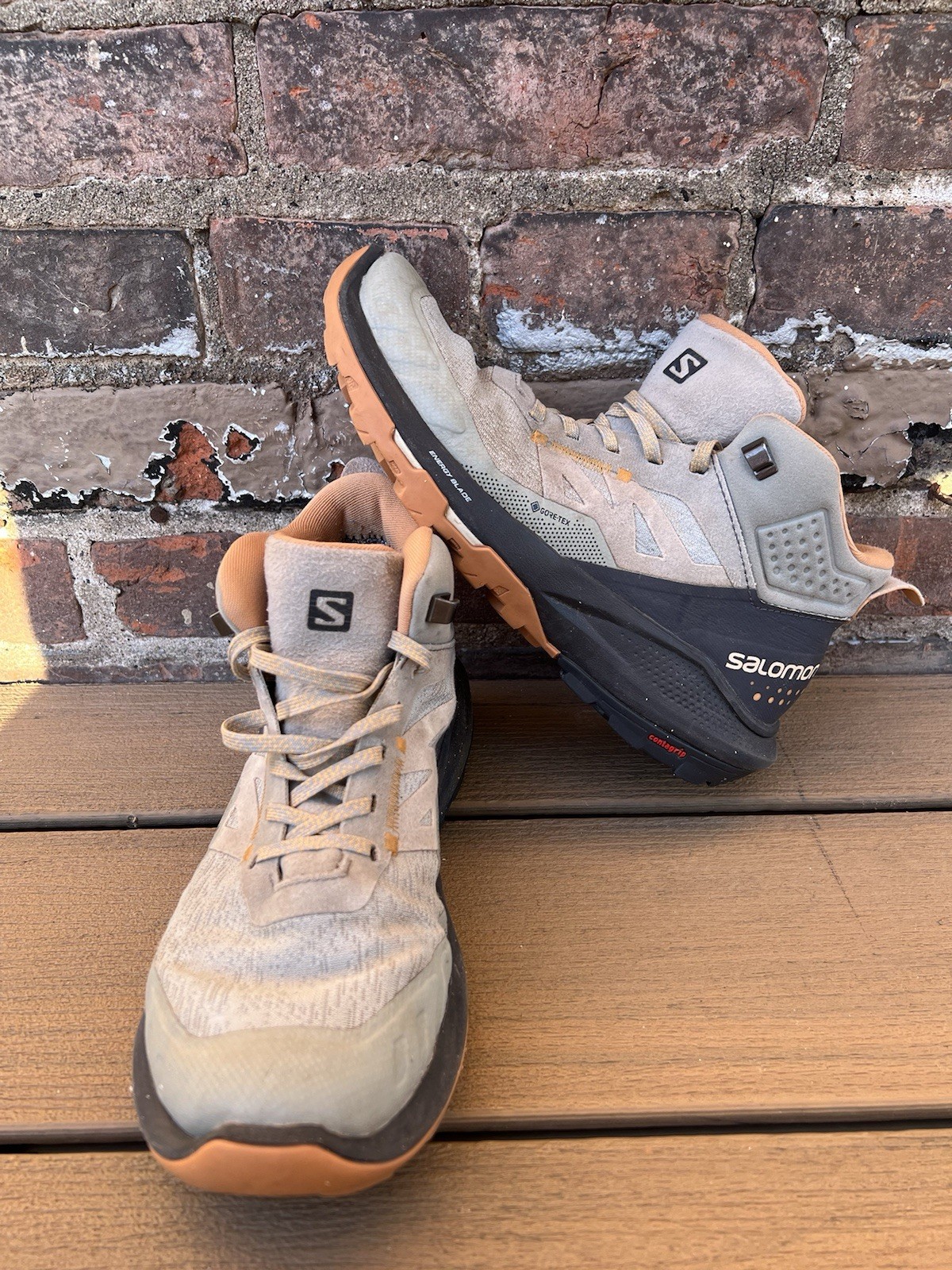 Stivali da trekking donna Salomon OUTpulse Mid Stiglia GTX Gore Tex stringati taglia 6 5