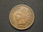 🔥COPPER COIN! XF 1909 INDIAN HEAD CENT PENNY FULL LIBERTY 🔥LOT 111!