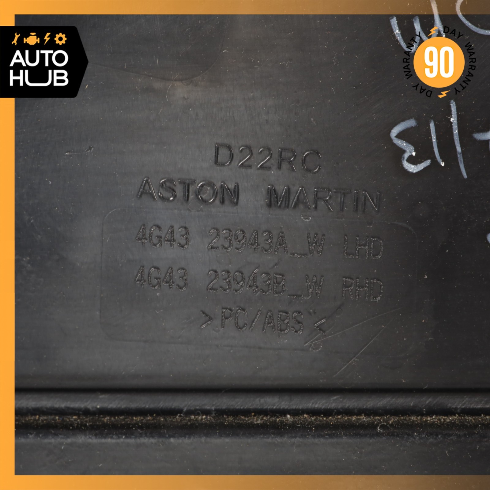 13-16 Aston Martin DB9 Interior Door Panel Front Left Driver Side OEM 22k