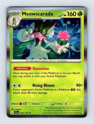 Meowscarada Journey Together Holo Rare   018/159