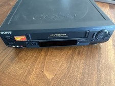 Sony SLV-N50 VCR 4 Head Video Cassette Recorder, Working, Tested, No Remote