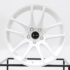 4-new 18 Vors Tr4 Wheels 18x9.518x10.5 5x115 3522 White Rims 73.1