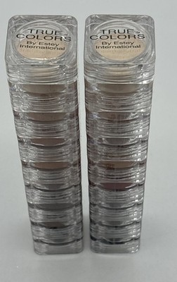 2- True Colors Mineral Makeup 8 Stack by Estey Intl  -  B  Warm  Cream Powder