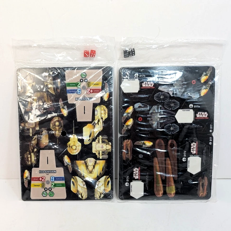 Dados WizKids Star Wars PocketModel Majestic Acclamator C78 K33 ST 178 Lambda 017 Foto 2 de 4