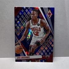 Panini Phoenix 2023-24 Ayo Dosunmu #162 Chicago Bulls NBA Blue Ice Rookie Card
