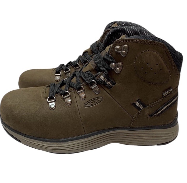 Keen Stivale da Lavoro Manchester 6" Uomo 7.5D Marrone Impermeabile Punta di Sicurezza Elettrico