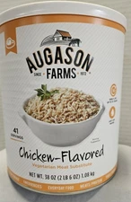 Augason Farms Chicken Flavored Vegetarian Meat Substitute #10Can-10 Year Shelf