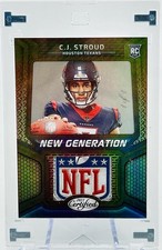 1/1🤩 ‘23 CJ Stroud Certified-New Generation-Black Mirror SHIELD RC/SP- TEXANS