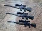 GI Joe Classified Retro Cobra Trooper 3pc Sniper Rifle Set Custom Fodder