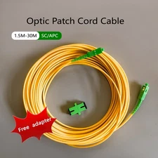 Fiber Optic Cable  1.5M-30M SC/APC-SC/APC Indoor FTTR Single Mode Free Adapter