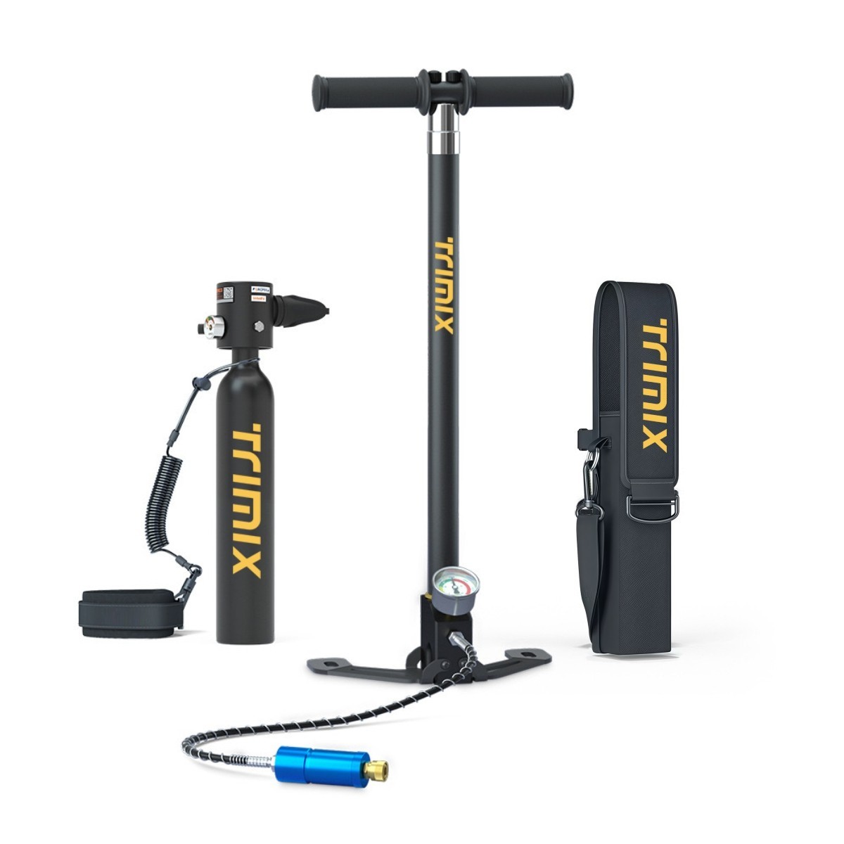 TRIMIX Mini Scuba Diving Lung Tank 0.5L Cylinder with 4th