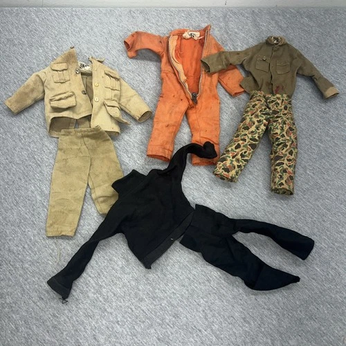 Vintage Hasbro GI Joe 1964 Era Clothing Lot Of 4 Outfits 12”