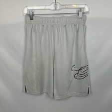 Nike Youth Multi-Sport Training Short Triple Swoosh Dri-fit Light Gray XL