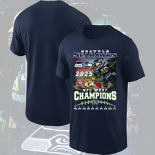 Seattle Seahawks Mascot Champions 2025 NFC West Division TShirt Gift For Fan