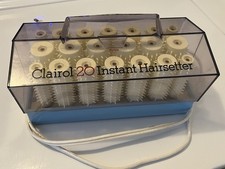 Clairol 20 Instant Hairsetter Hot Rollers Curlers Vintage Tested Works No Clips
