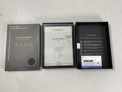 iFLYTEK AINOTE Air2 Tablet (Silver Grey) Bundle w/ Folio Case (Black)