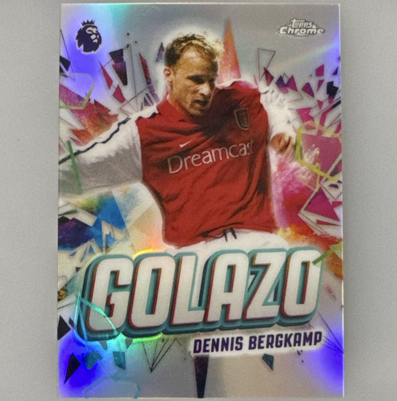 Topps Chrome Premier League 2025-26 Golazo Dennis Bergkamp Arsenal #GZ-6