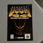 Doom 64 - 1997 Nintendo 64 - N64 - Instruction Manual Near Mint Condition
