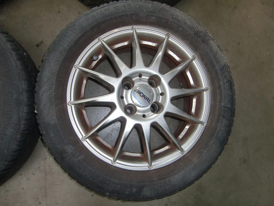 Ronal Winterräder  195/60 R15 88T 4 x 100 6,5J x15 KBA 48234 - Bild 2 von 4