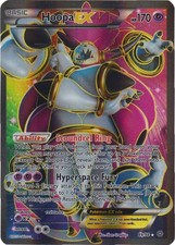 Heavily Played Hoopa-EX - 89/98 - Full Art Ultra Rare Pokemon Ancient Origins on eBay