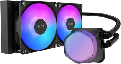 Cooler Master Elite Liquid 240 AIO CPU Cooler 240mm ARGB PWM Fans AM5 AM4 LGA185
