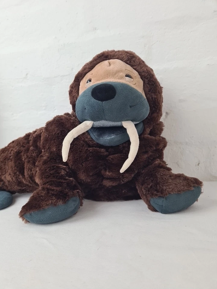 Rare Manhattan Toy Company Warren Walrus Wildlife Collection Hand Puppet Large - Image 4 of 4