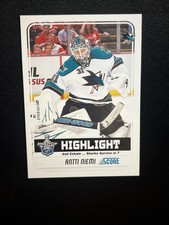 11-12 Panini Score Hockey 496 Antti Niemi