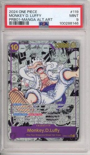 Monkey D Luffy Gear 2024 Monkey D Luffy Gear #PRB01 Alt Art