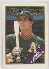 1988 Topps Collector's Edition (Tiffany) Jose Canseco #370 0p7e