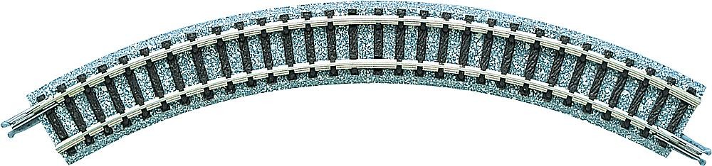 Tomytec 971112 - N 4 Tracks, Curved, Mini, in Ballast Bed, R 140 mm