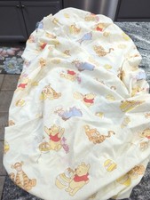 Vintage Disney Babies Winnie the Pooh Tigger Eeyore Fitted Crib Sheet