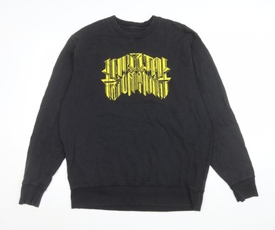 Stanley/Stella Herren Sweatshirt schwarz Grafikdruck XL Baumwolle