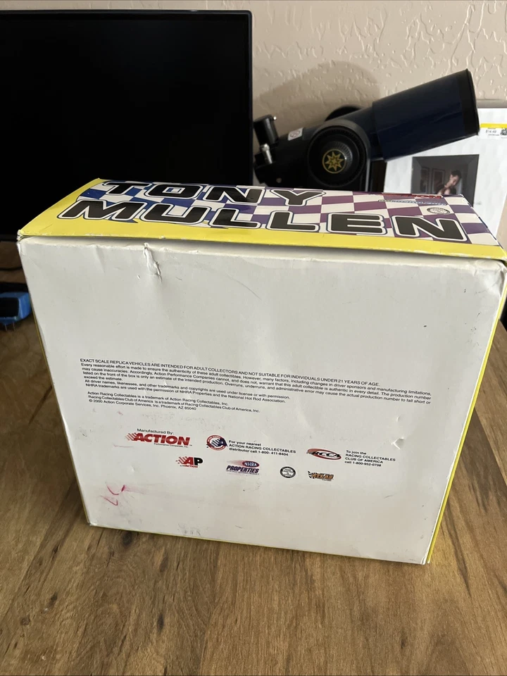 Action Tony Mullen Mall.com Suzuki Pro Stock Motorcycle 1:9 Scale Die-cast VTG - Image 2 of 4