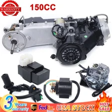 150CC 4-Stroke Long Case GY6 Moped Scooter Engine Motor Electric CVT Auto Motor