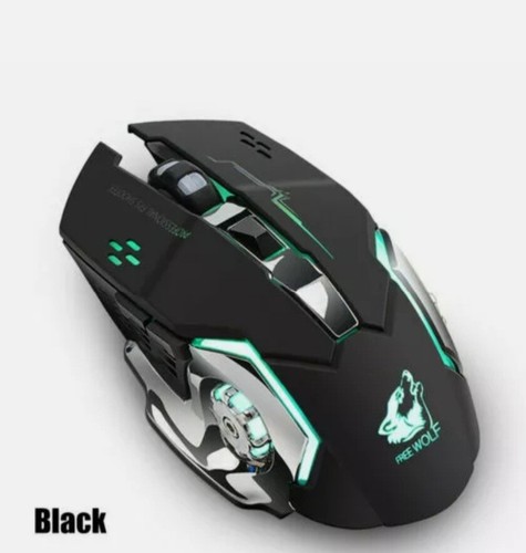 Q13 LED Optical USB Wireless Rechargeable Gaming Mouse Gamer Silent Computer - Picture 13 of 22
