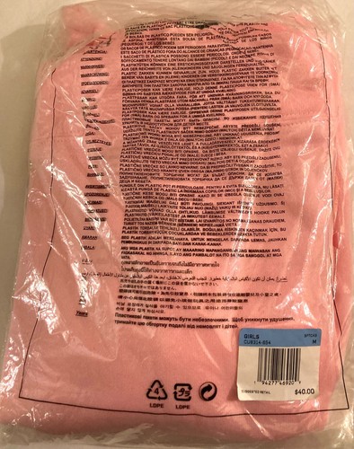 Pink Nike Sweatshirt Hoodie Girls Medium New - Picture 4 of 6