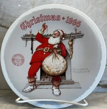 Knowles--Norman Rockwell--Xmas--12 Collector Plates--1995, '96, '97, thru 2006